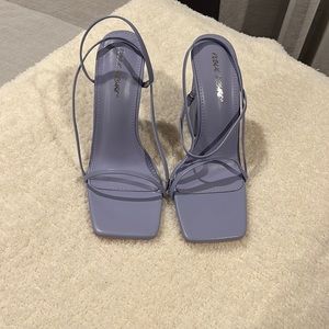 Purple heels.